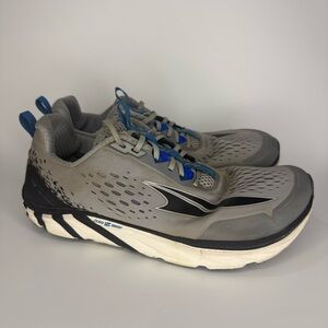 Altra Torin 4 Men's Running Shoes Foot Shape Gray Blue Size 10.5 ALM1937F242